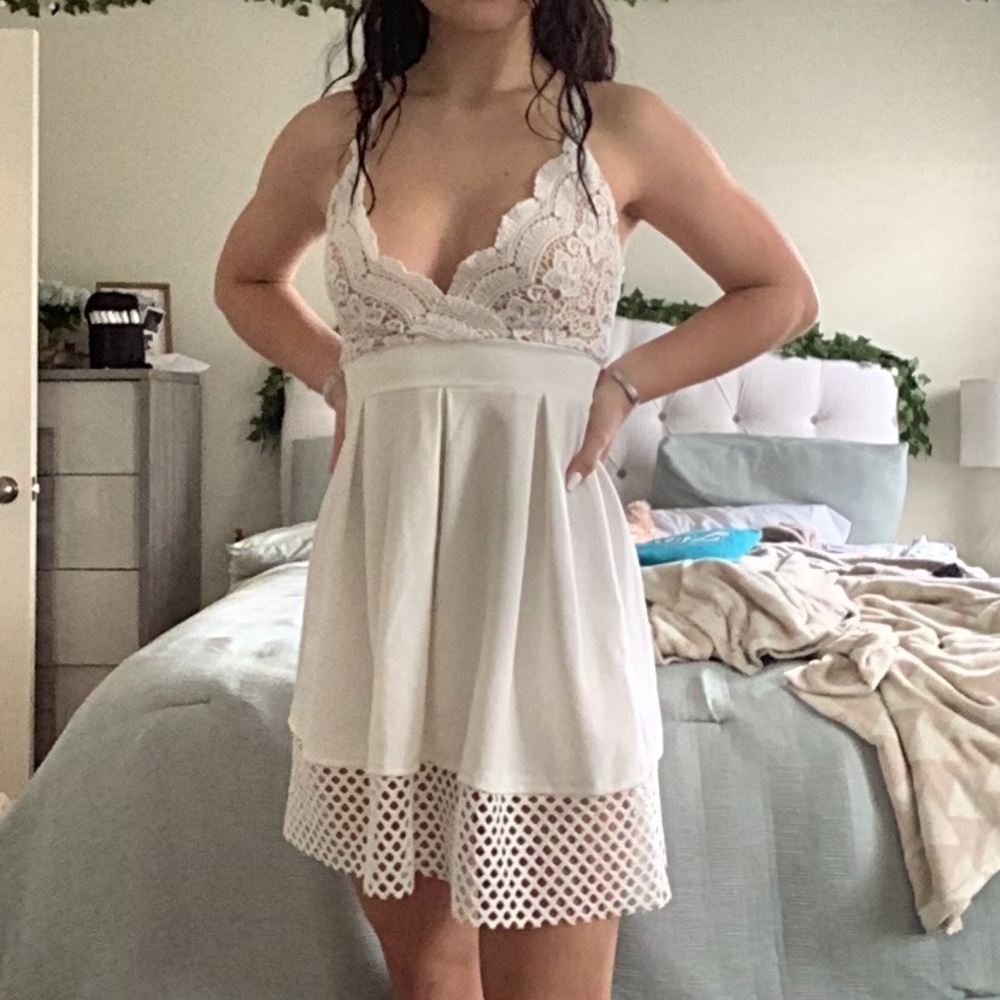 White dress